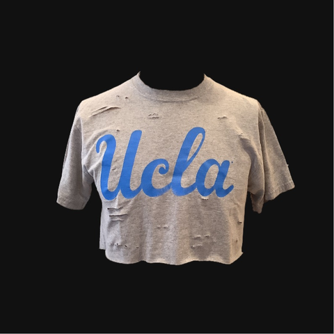 UCLA Cropped & Distressed Tee
