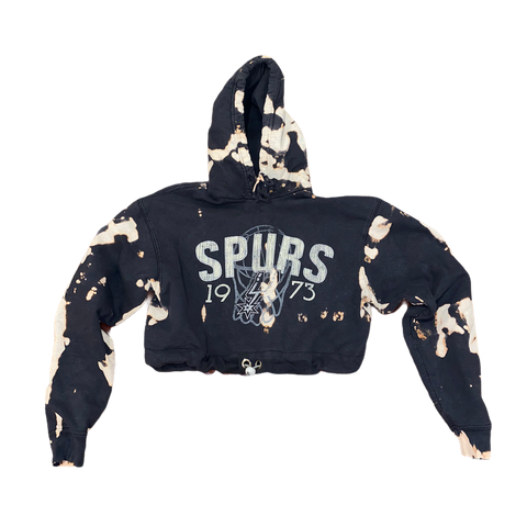 San Antonio Spurs Cropped Hoodie